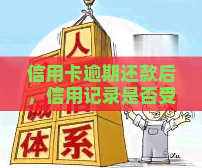 信用卡逾期还款后，信用记录是否受损？还款后是否能继续使用信用卡？