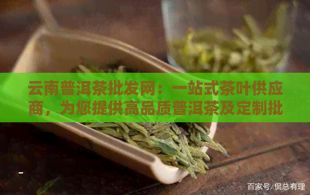 云南普洱茶批发网：一站式茶叶供应商，为您提供高品质普洱茶及定制批发服务