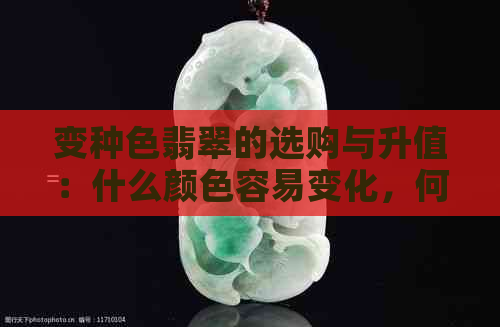 变种色翡翠的选购与升值：什么颜色容易变化，何种颜色更美观？