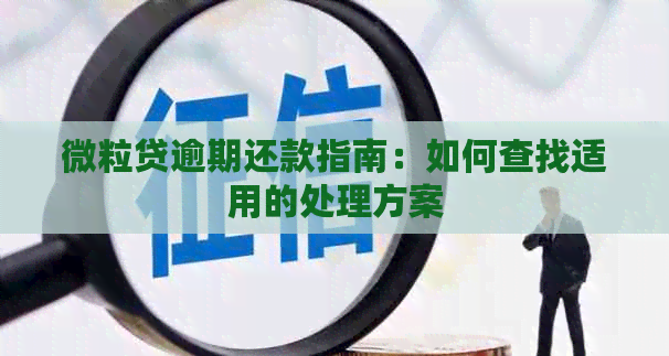 微粒贷逾期还款指南：如何查找适用的处理方案