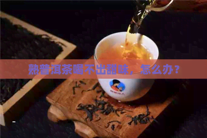 熟普洱茶喝不出甜味，怎么办？