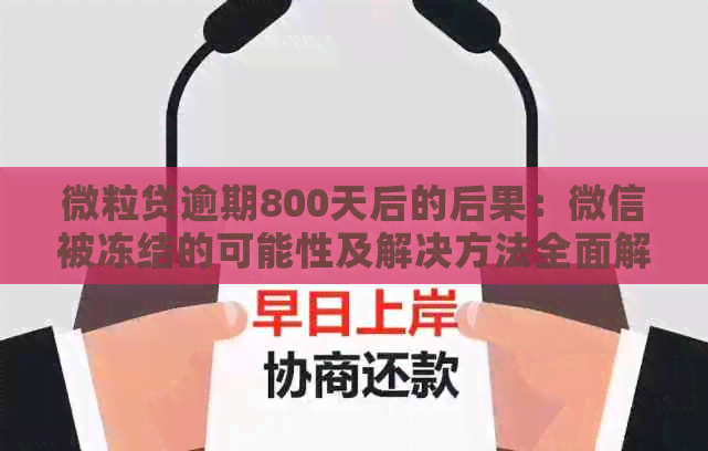 微粒贷逾期800天后的后果：微信被冻结的可能性及解决方法全面解析