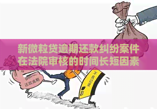 新微粒贷逾期还款纠纷案件在法院审核的时间长短因素分析