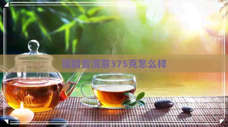 国韵普洱茶375克怎么样