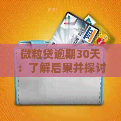 微粒贷逾期30天：了解后果并探讨解决方案