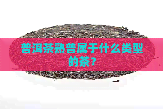 普洱茶熟普属于什么类型的茶？