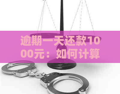 逾期一天还款1000元：如何计算信用卡费用与利息？