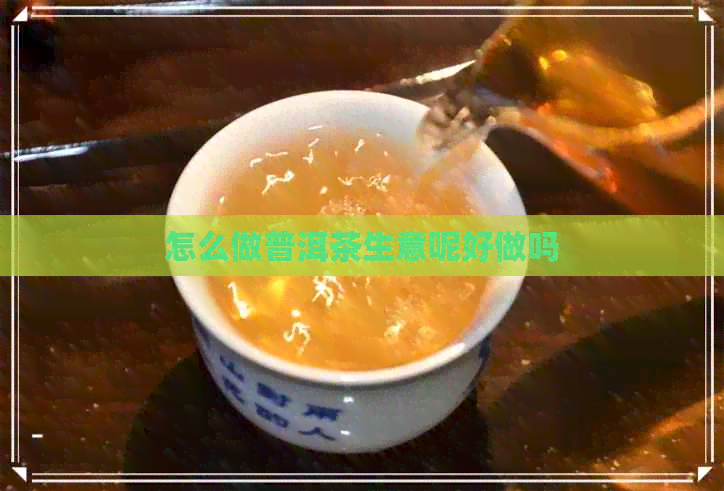 怎么做普洱茶生意呢好做吗