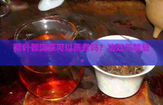 荷叶普洱茶可以蒸煮吗？功效与禁忌。