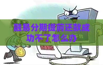 融易分期提前还款成功不了怎么办