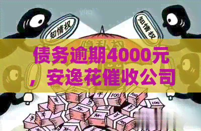 债务逾期4000元，安逸花公司发送信息至我的家乡，引发困扰