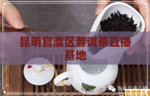 昆明官渡区普洱茶直播基地