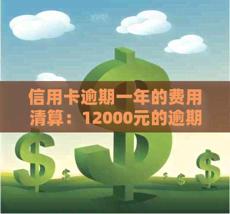 信用卡逾期一年的费用清算：12000元的逾期利息和罚款全解析