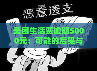 美团生活费逾期5000元：可能的后果与处理方法详细解读