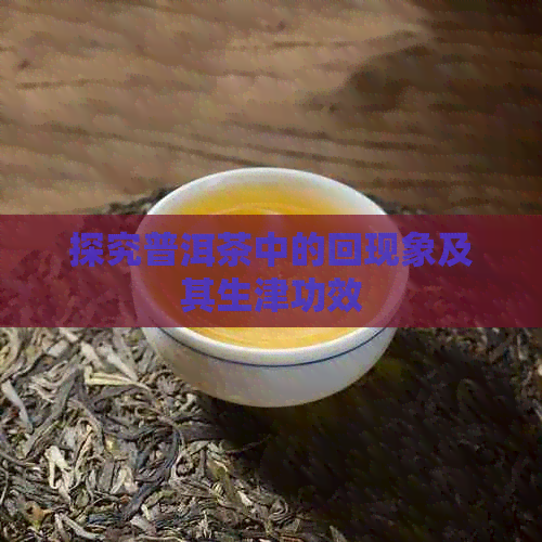 探究普洱茶中的回现象及其生津功效