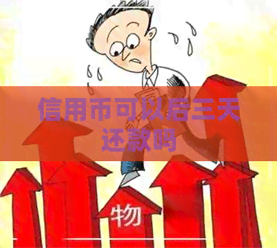 信用币可以后三天还款吗