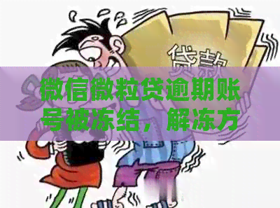 微信微粒贷逾期账号被冻结，解冻方法大揭秘