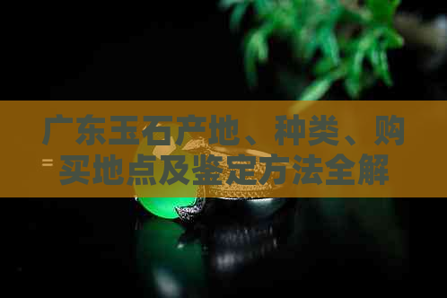 广东玉石产地、种类、购买地点及鉴定方法全解析，助您轻松选到优质玉石