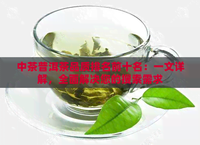 中茶普洱茶品质排名前十名：一文详解，全面解决您的搜索需求