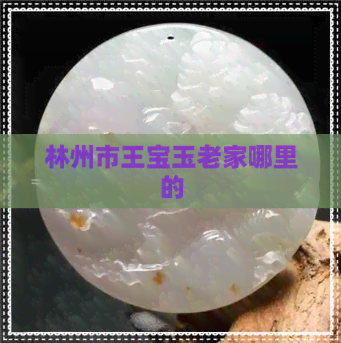 林州市王宝玉老家哪里的