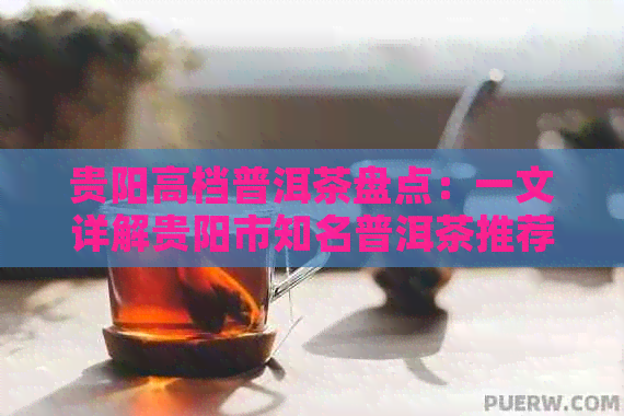 贵阳高档普洱茶盘点：一文详解贵阳市知名普洱茶推荐及特点