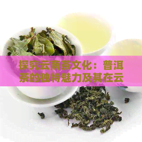 探究云南茶文化：普洱茶的独特魅力及其在云南的消费惯