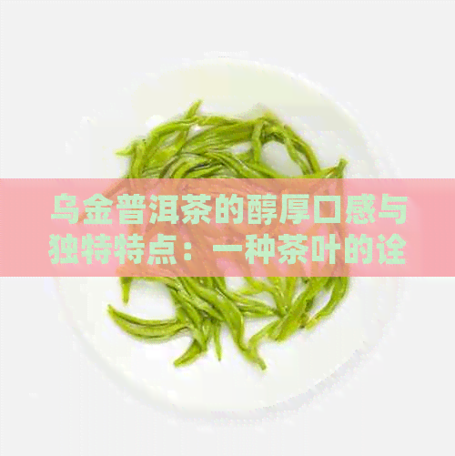 乌金普洱茶的醇厚口感与独特特点：一种茶叶的诠释