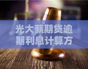 光大薪期贷逾期利息计算方法与影响因素全面解析，助您了解还款细节