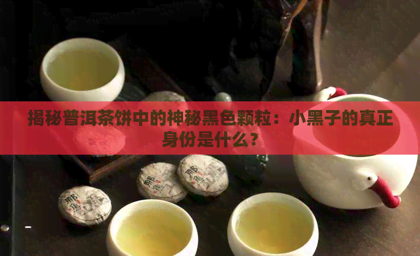 揭秘普洱茶饼中的神秘黑色颗粒：小黑子的真正身份是什么？