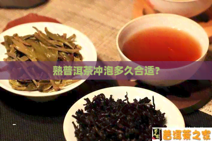 熟普洱茶冲泡多久合适？