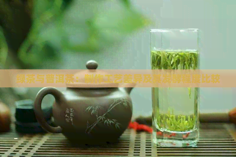 绿茶与普洱茶：制作工艺差异及其发酵程度比较