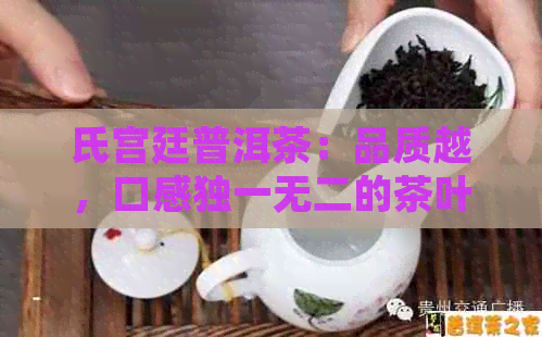 氏宫廷普洱茶：品质越，口感独一无二的茶叶体验