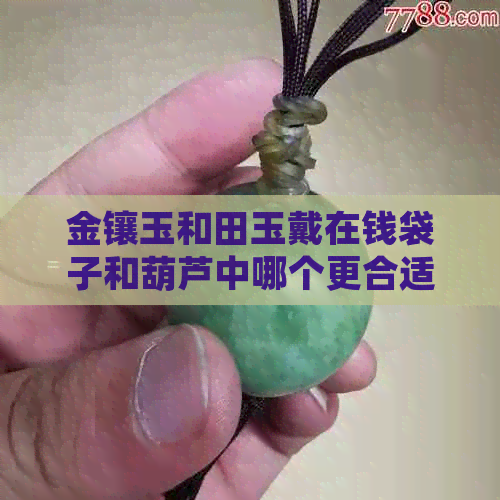 金镶玉和田玉戴在钱袋子和葫芦中哪个更合适？比较二者的优缺点及适用场景