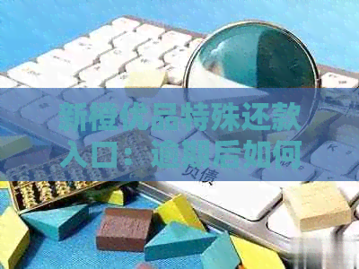 新橙优品特殊还款入口：逾期后如何协商还款？