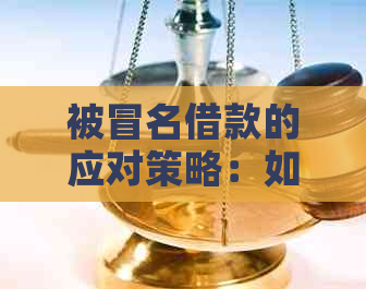 被冒名借款的应对策略：如何解决不是本人借的网贷问题