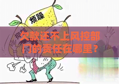 欠款还不上风控部门的责任在哪里？