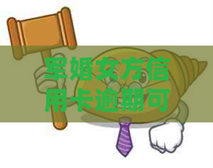 军婚女方信用卡逾期可能带来的问题与政审影响：详细资讯解析