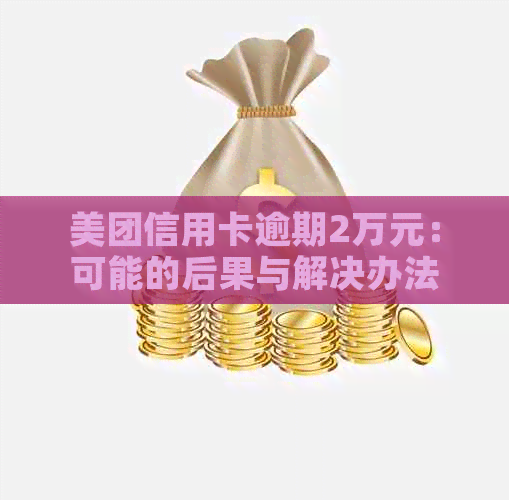 美团信用卡逾期2万元：可能的后果与解决办法