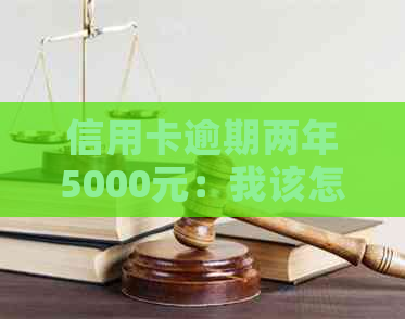 信用卡逾期两年5000元：我该怎么办？可能的后果和解决方案一览