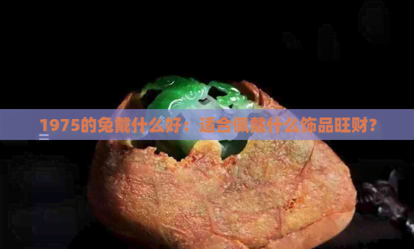 1975的兔戴什么好：适合佩戴什么饰品旺财？