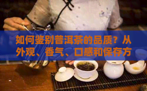 如何鉴别普洱茶的品质？从外观、香气、口感和保存方法四个方面进行解析