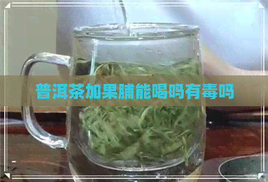 普洱茶加果脯能喝吗有吗