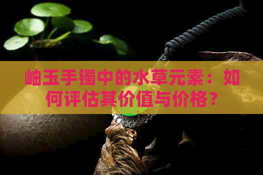 岫玉手镯中的水草元素：如何评估其价值与价格？