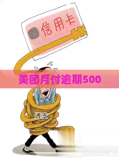 美团月付逾期500