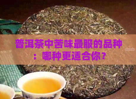 普洱茶中苦味最服的品种：哪种更适合你？