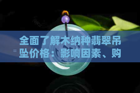 全面了解木纳种翡翠吊坠价格：影响因素、购买建议与市场趋势分析