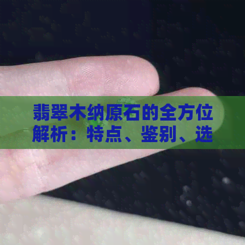 翡翠木纳原石的全方位解析：特点、鉴别、选购与保养技巧