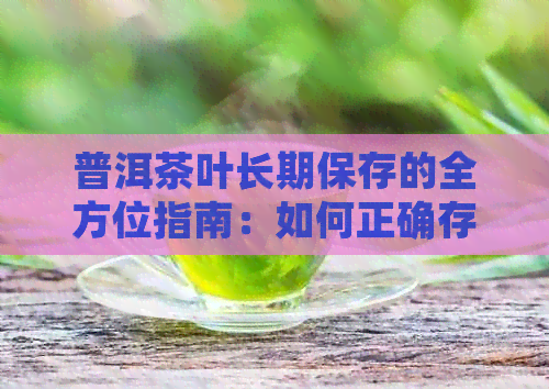 普洱茶叶长期保存的全方位指南：如何正确存和保养，以保持其品质和口感