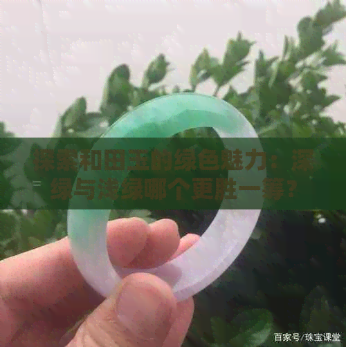 探索和田玉的绿色魅力：深绿与浅绿哪个更胜一筹？