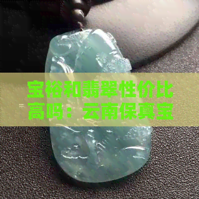 宝裕和翡翠性价比高吗：云南保真宝裕和翡翠品质揭秘